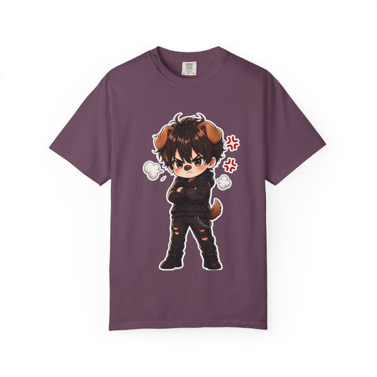 Angry Dogboy Cute Chibi T‑Shirt — Kawaii Anime Character Tee