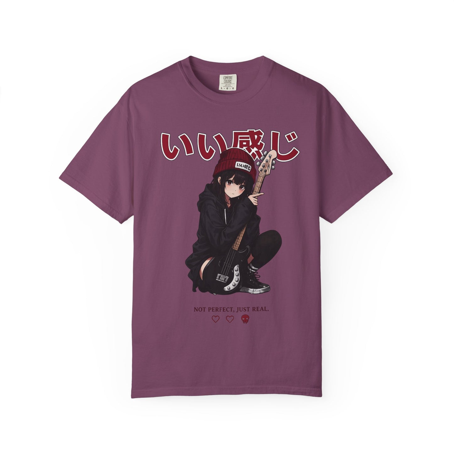Cute Sad Anime Girl T-Shirt – Pastel Japanese Streetwear Tee