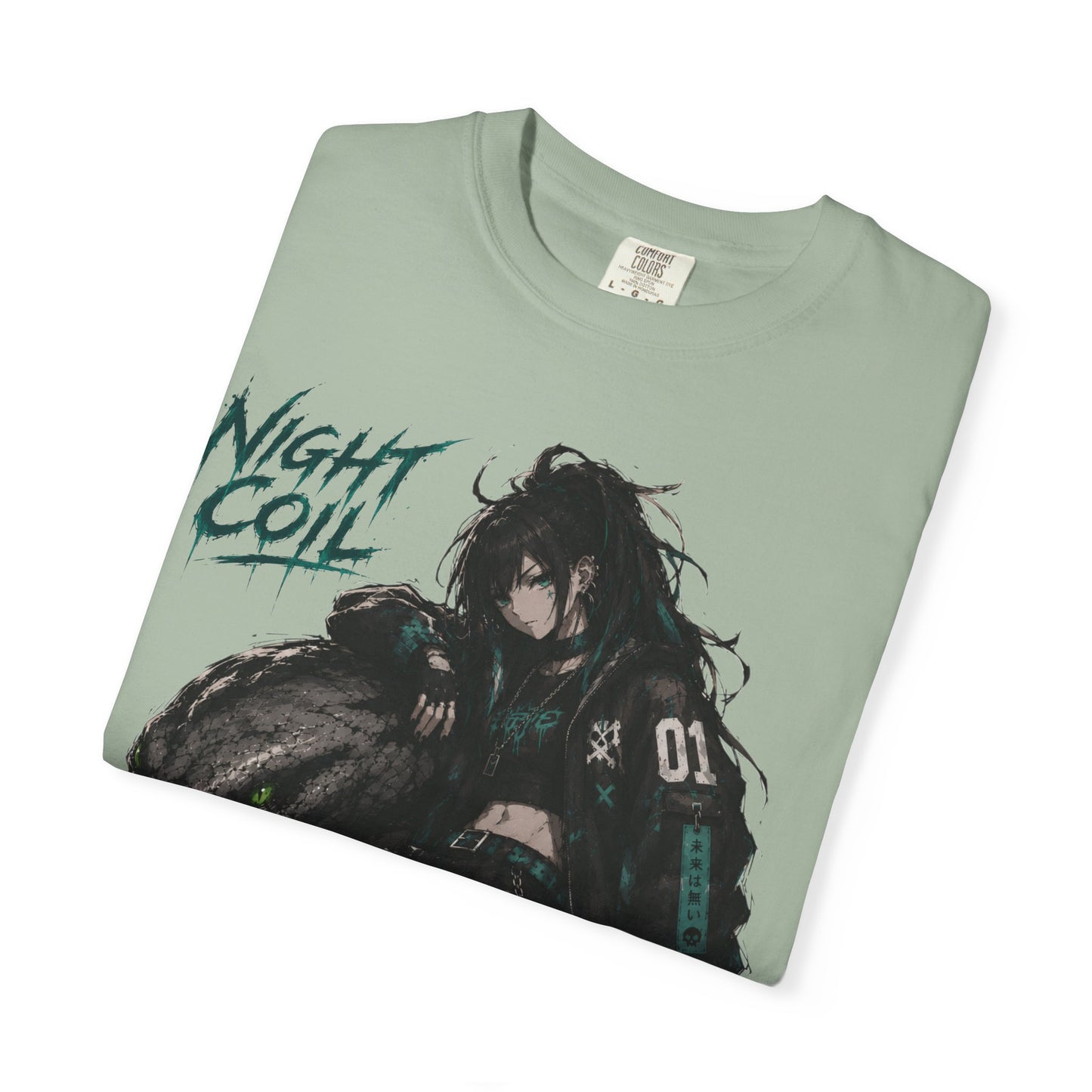 Night Coil Oversized Anime Streetwear T-Shirt