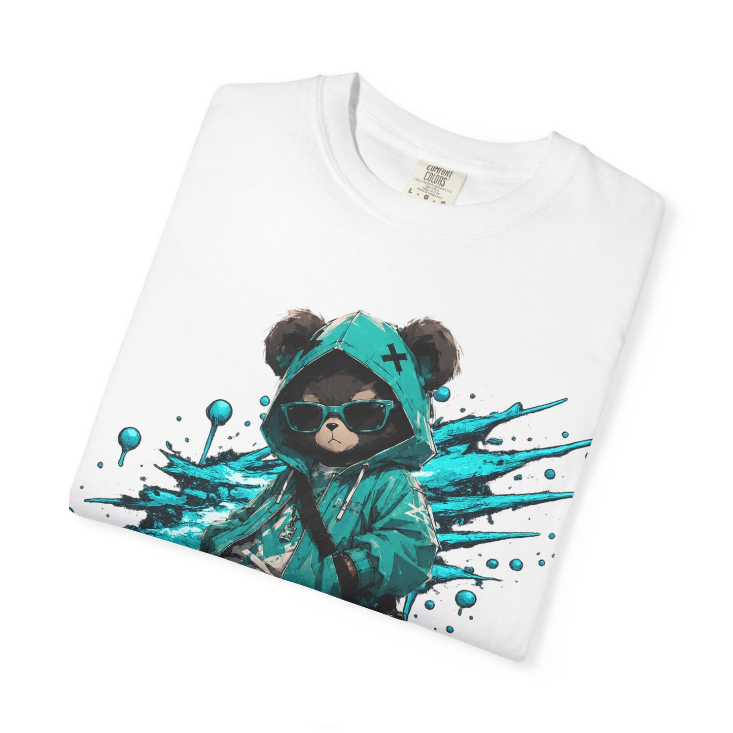 Neon Shadow Bear Tee