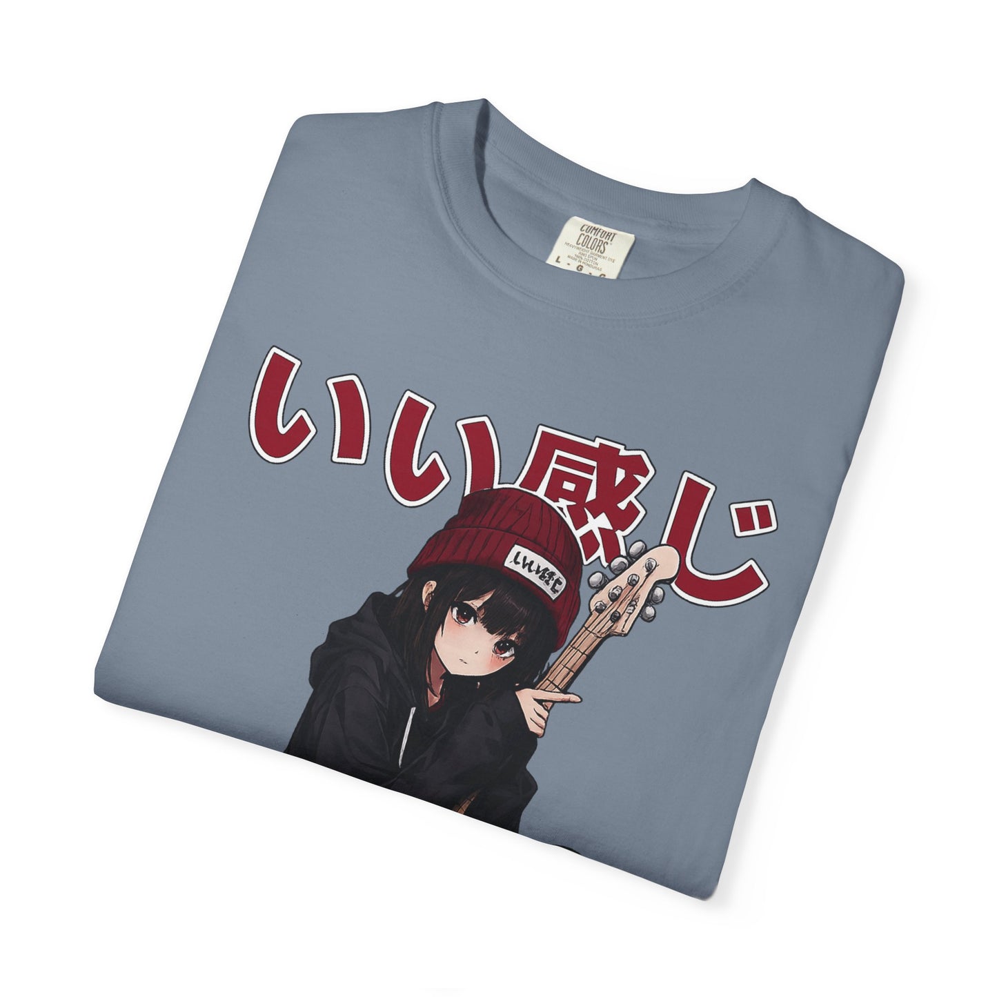 Cute Sad Anime Girl T-Shirt – Pastel Japanese Streetwear Tee