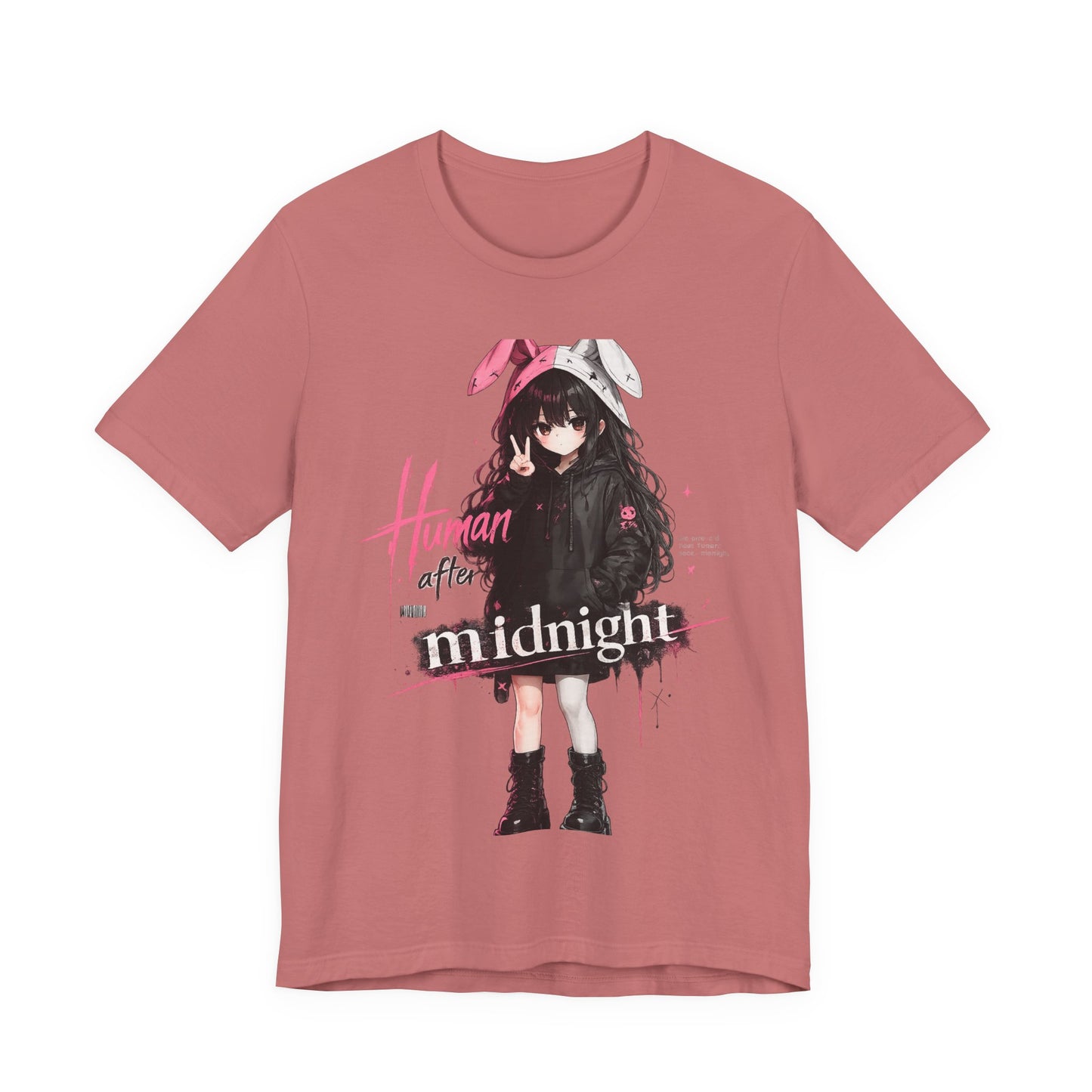 Midnight Bunny Anime Tee