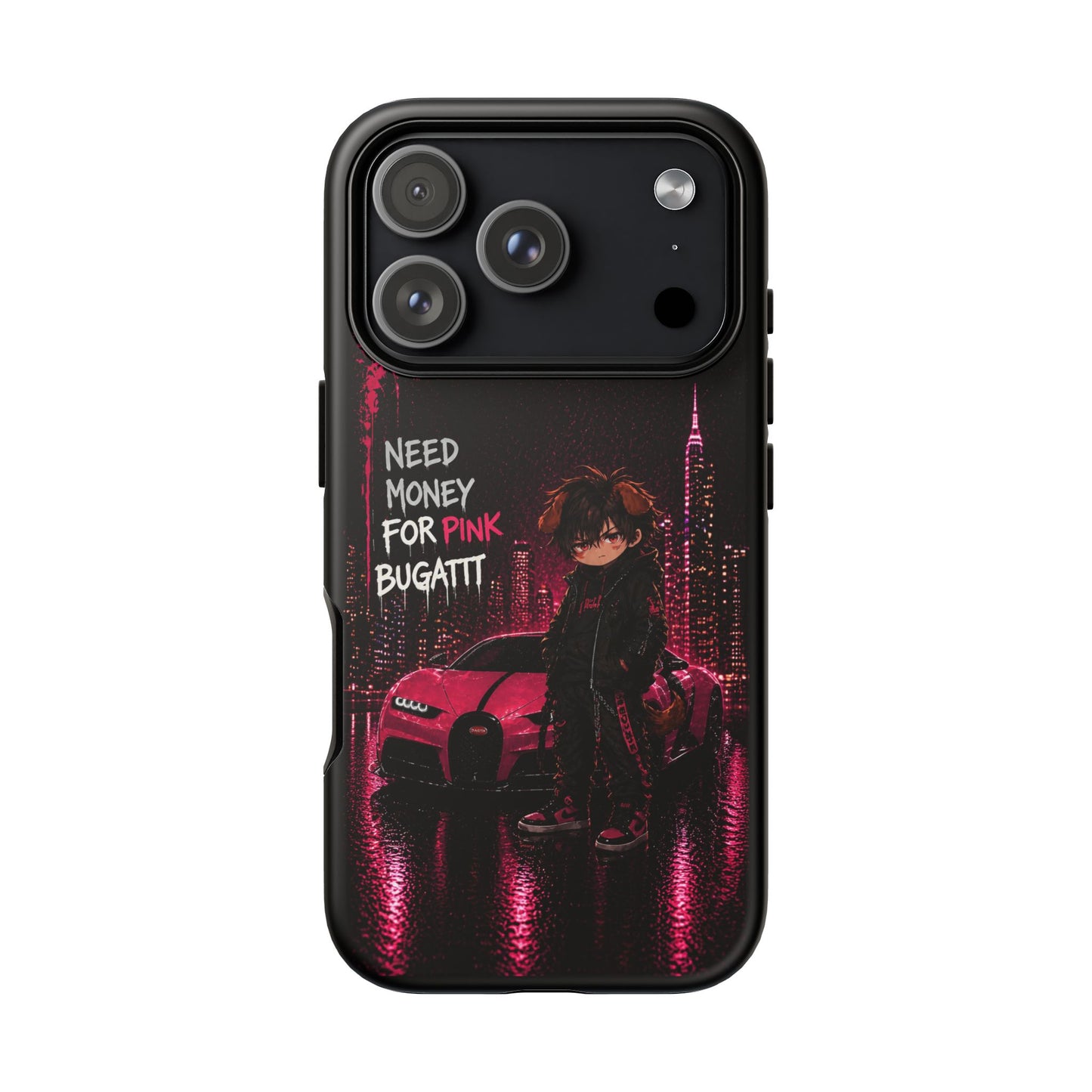 Cyberpunk Anime Phone Case – Neon Japanese Streetwear iPhone Cover