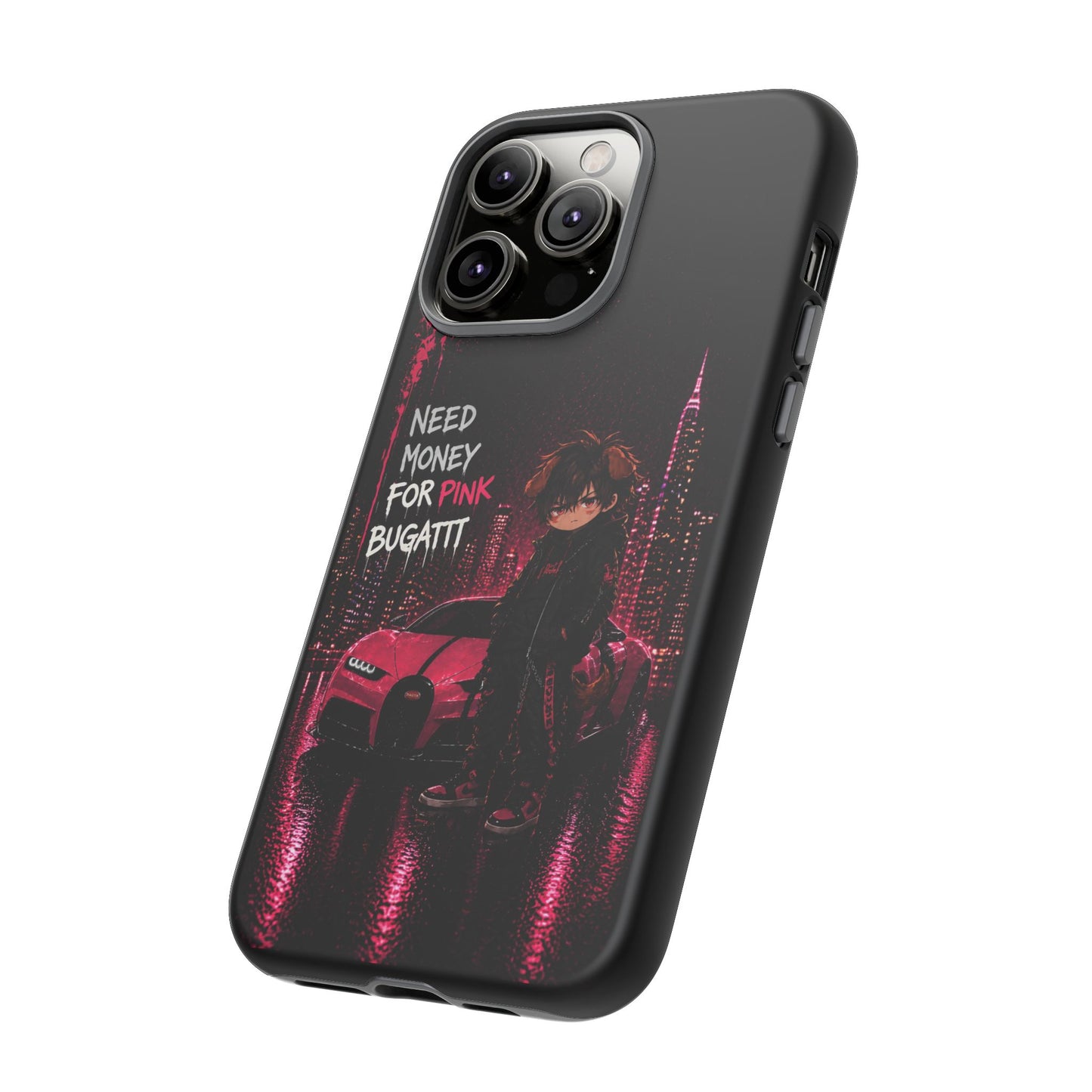 Cyberpunk Anime Phone Case – Neon Japanese Streetwear iPhone Cover