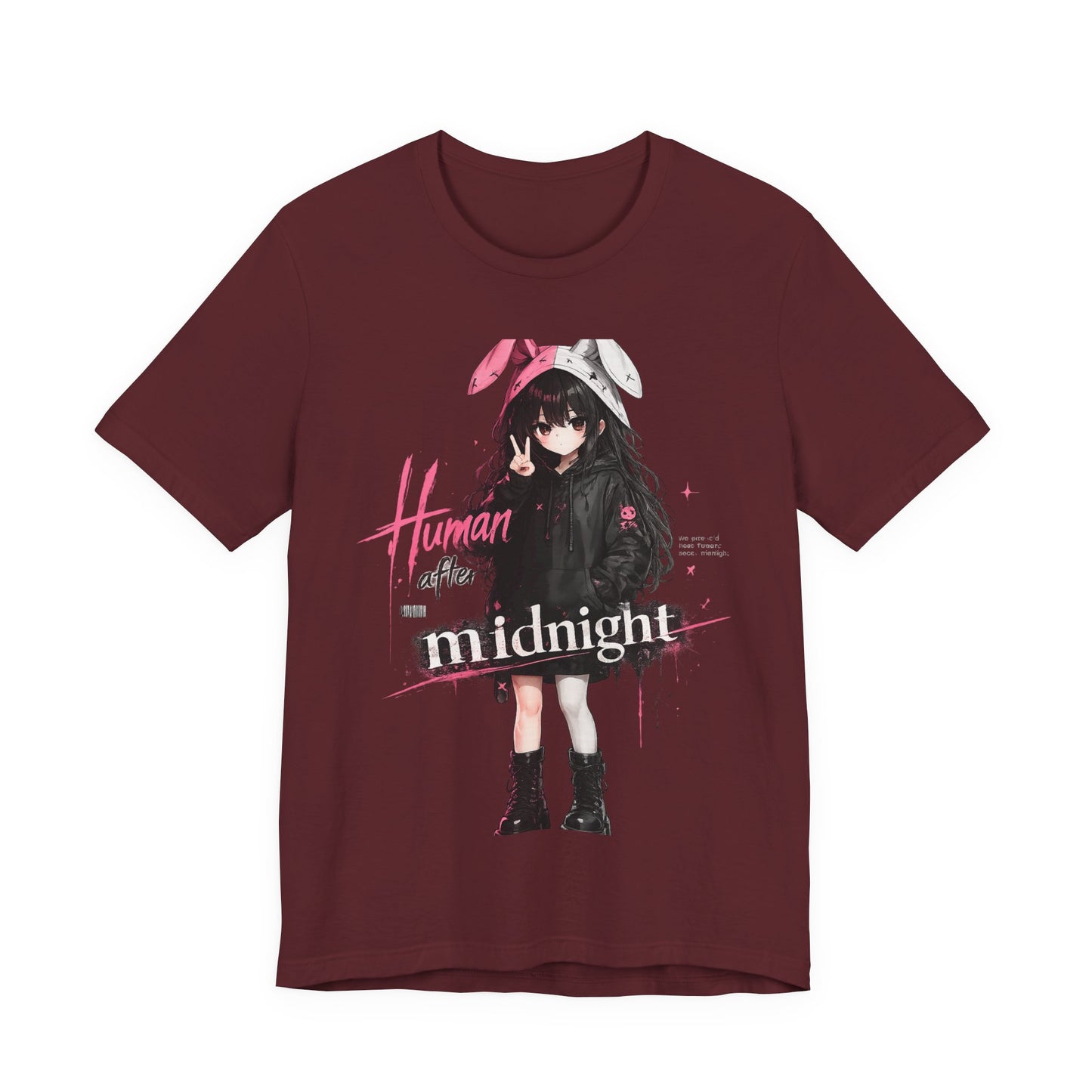Midnight Bunny Anime Tee