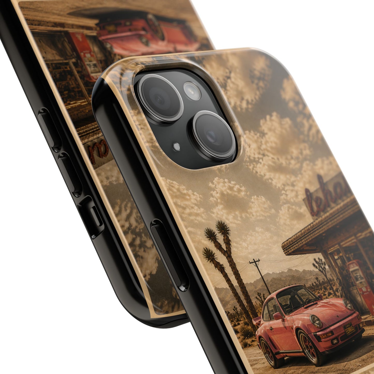 Vintage 1974 Desert Road Tough Phone Case