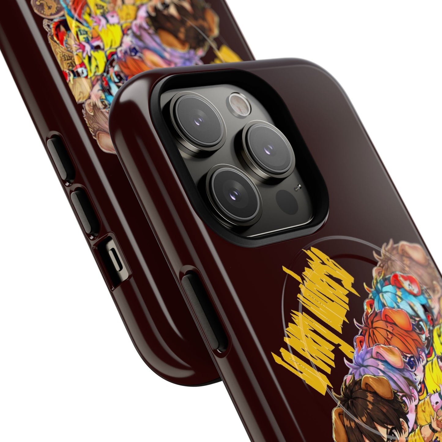 Skateboard Characters Magnetic Phone Case — Tough Magnetic iPhone Cover with Colorful Skate Art