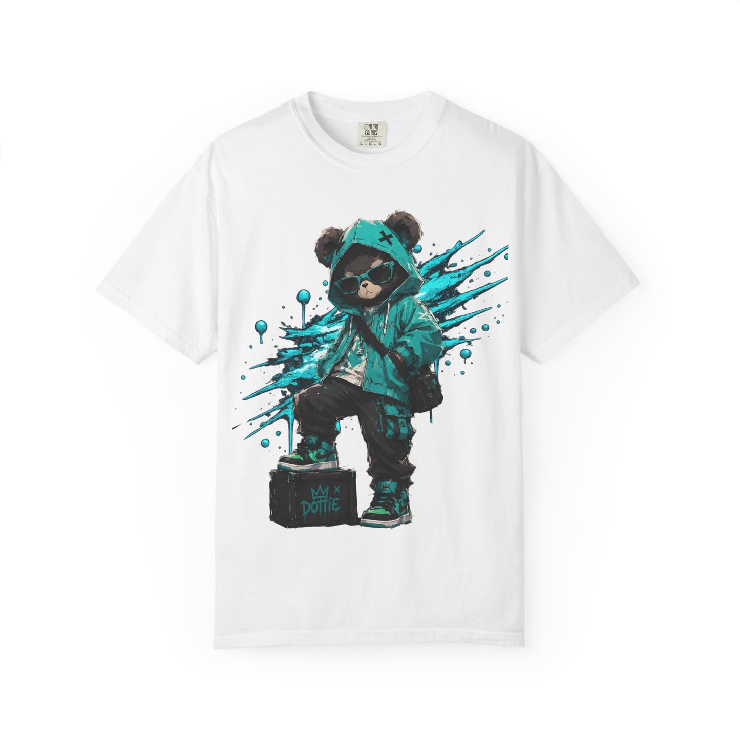 Neon Shadow Bear Tee