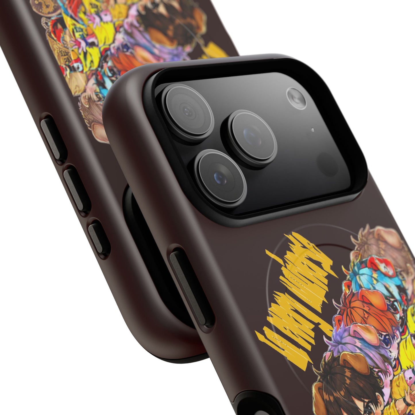 Skateboard Characters Magnetic Phone Case — Tough Magnetic iPhone Cover with Colorful Skate Art