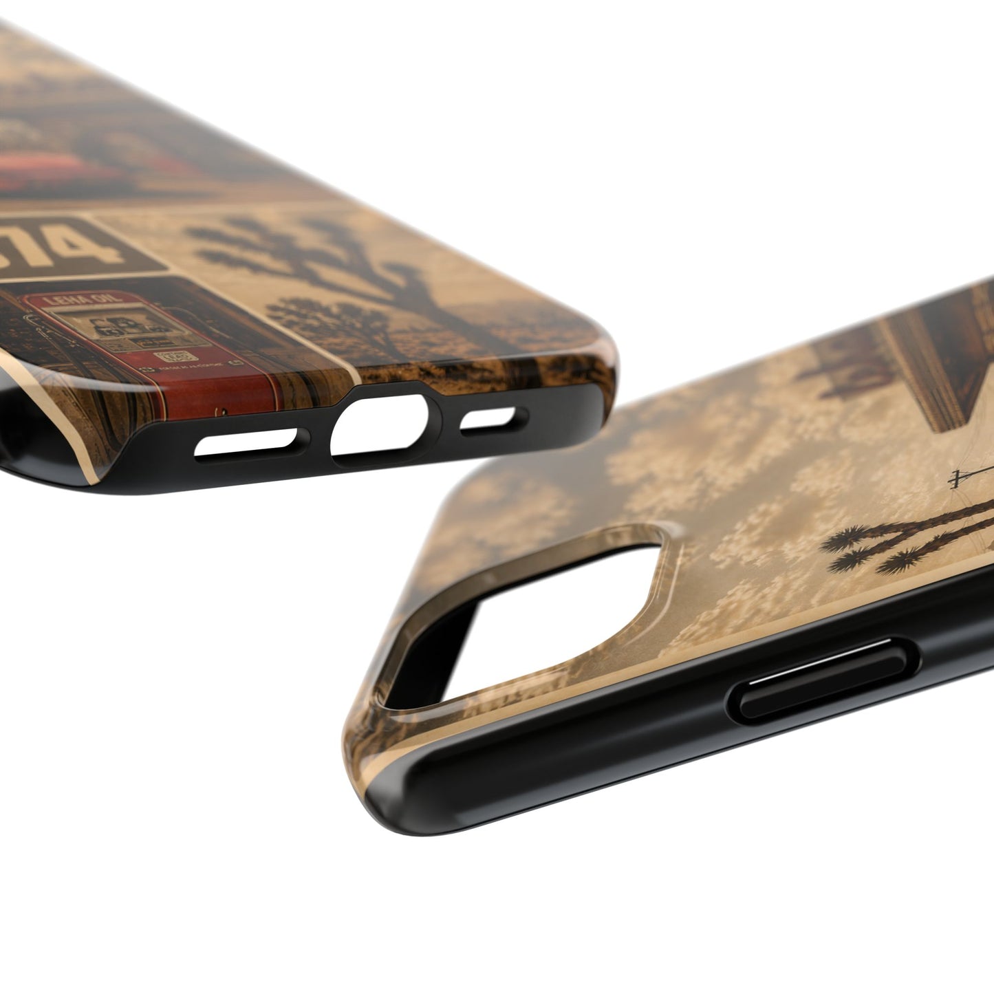 Vintage 1974 Desert Road Tough Phone Case