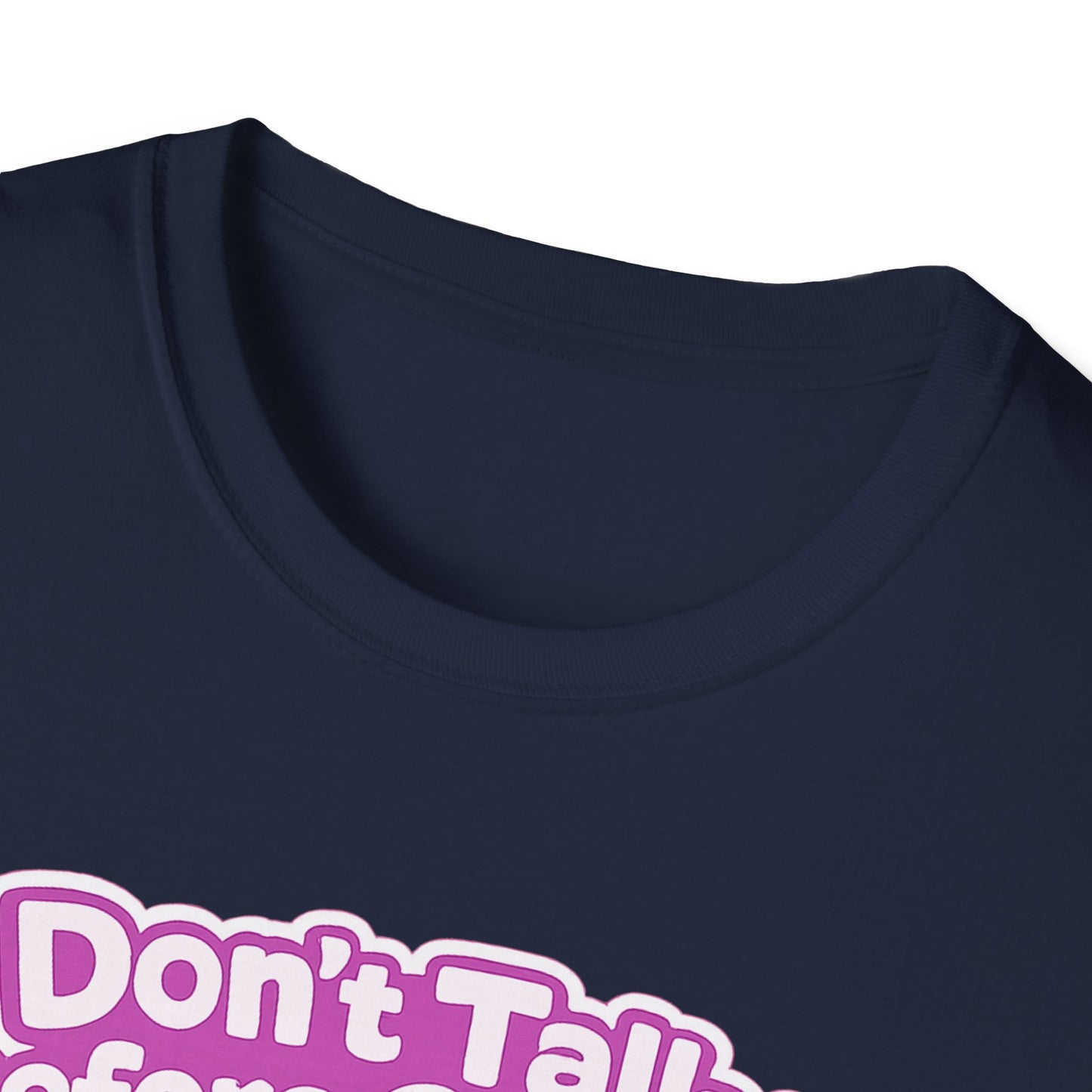 Don't Talk Before Coffee T-Shirt — Cute Pink Anime Girl Coffee Tee