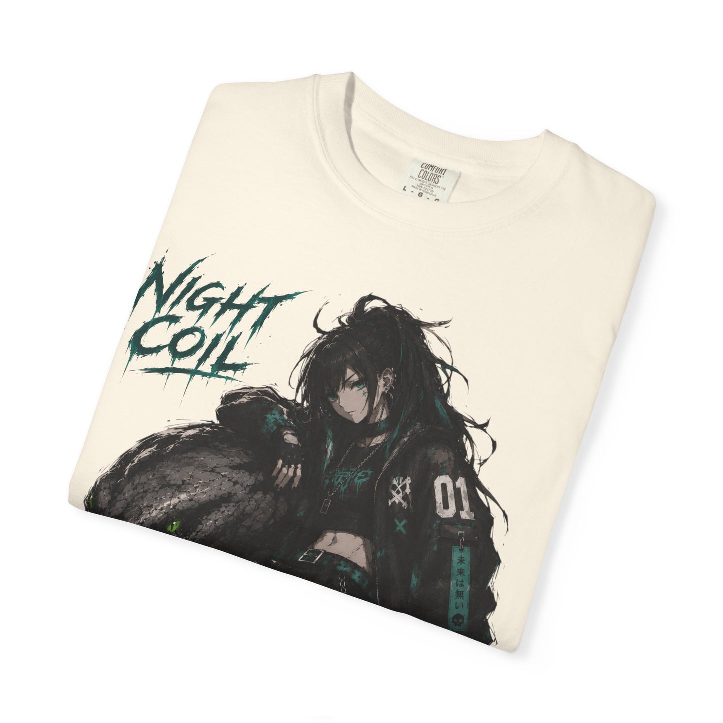 Night Coil Oversized Anime Streetwear T-Shirt