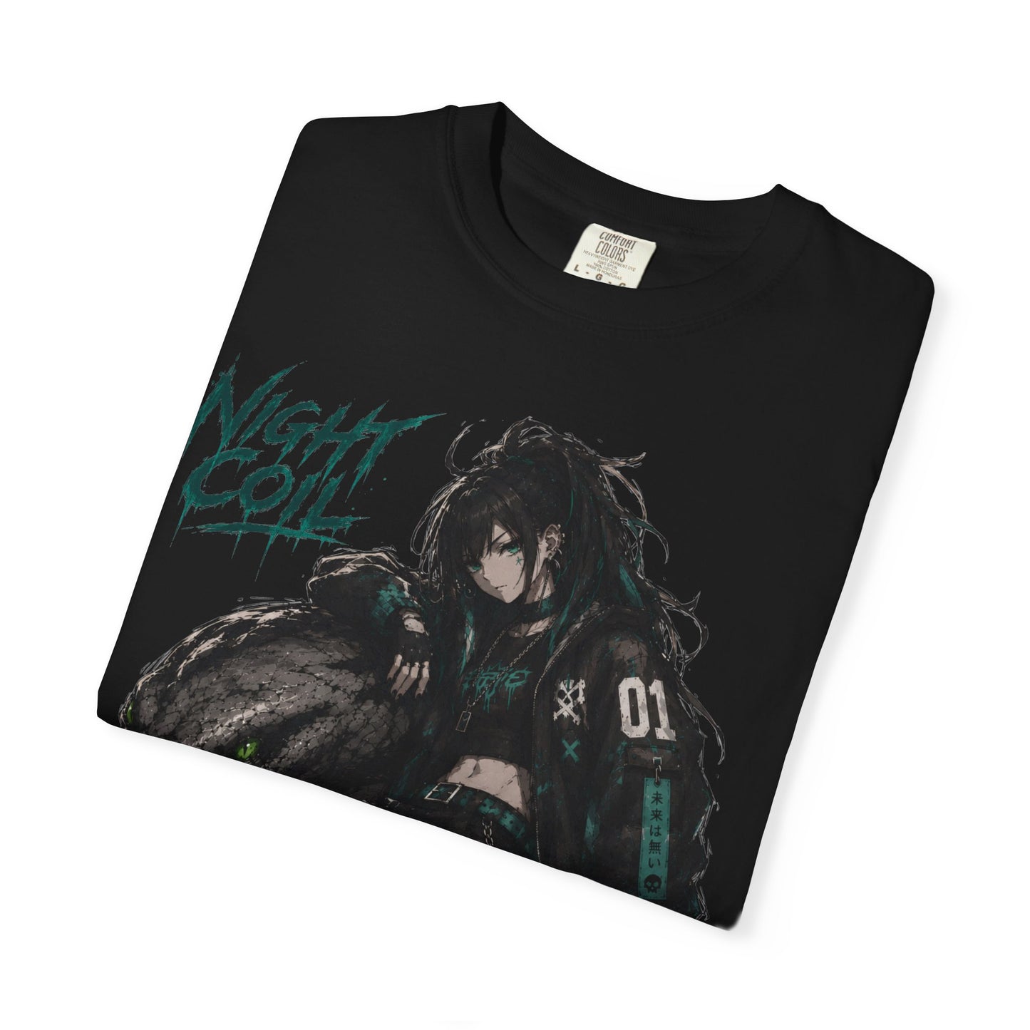 Night Coil Oversized Anime Streetwear T-Shirt