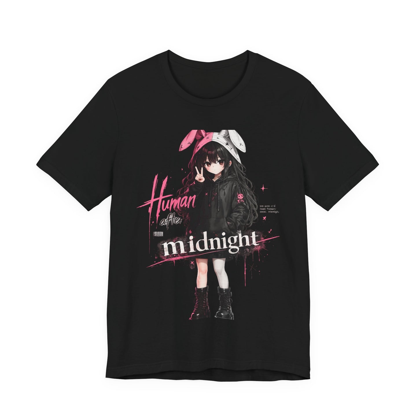 Midnight Bunny Anime Tee