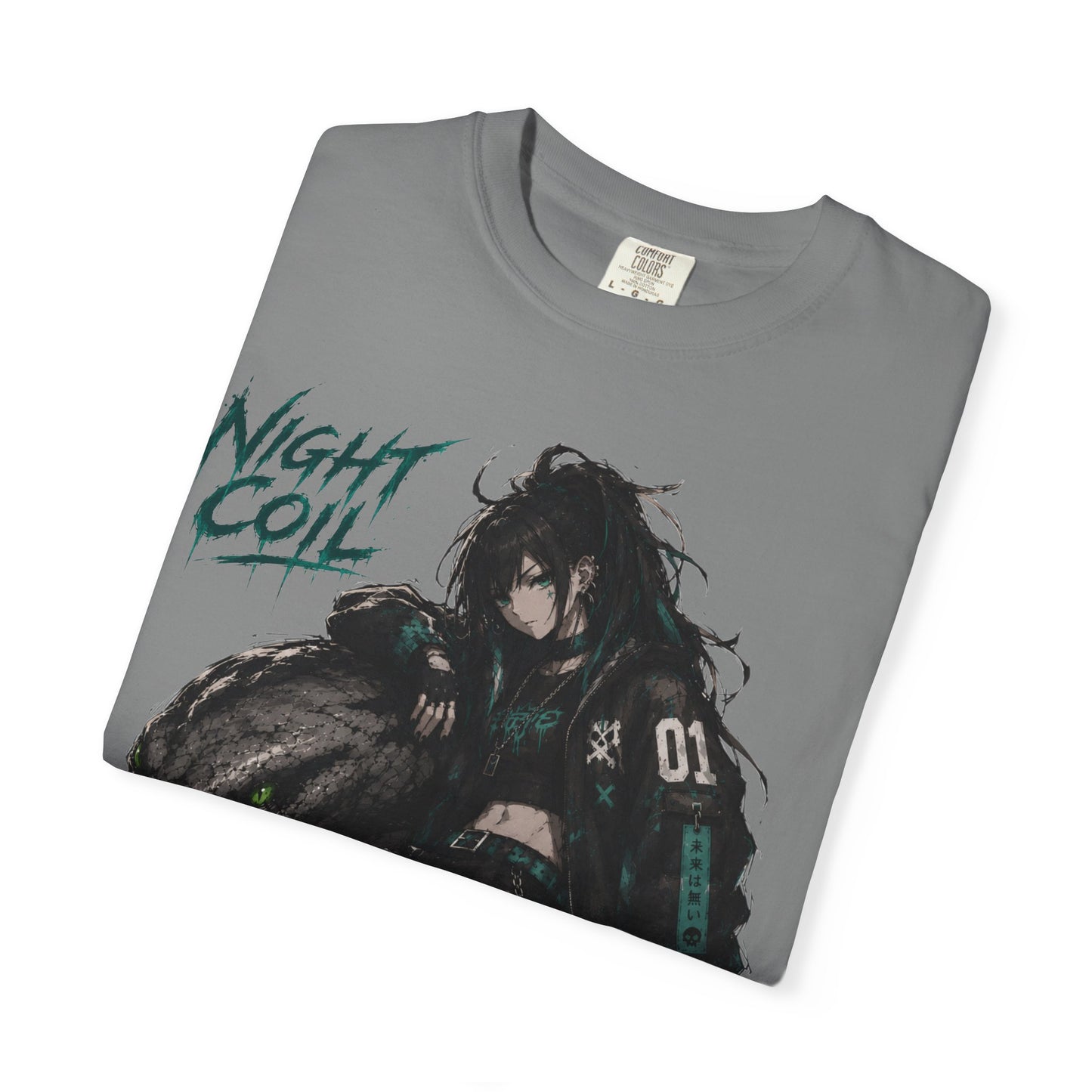 Night Coil Oversized Anime Streetwear T-Shirt