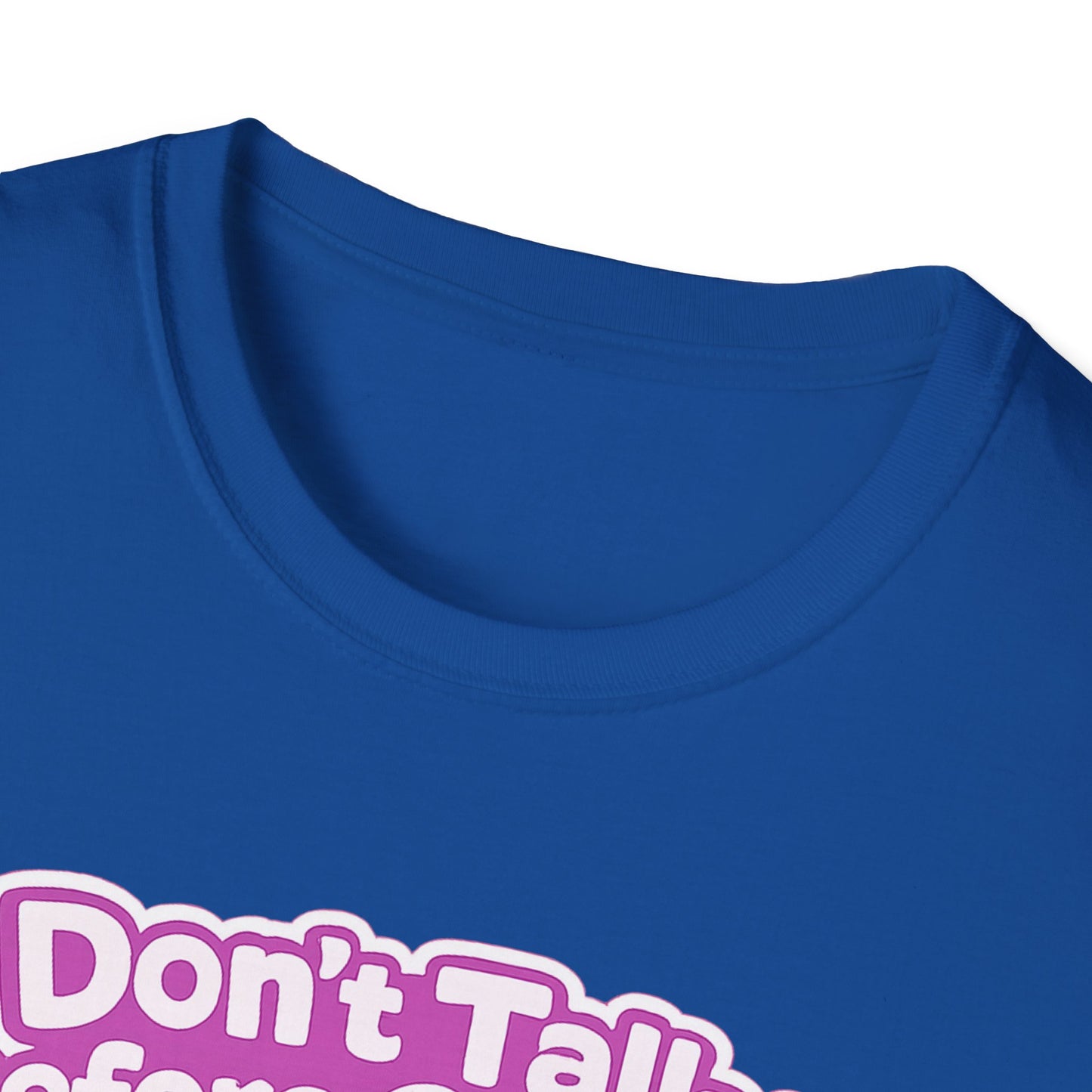 Don't Talk Before Coffee T-Shirt — Cute Pink Anime Girl Coffee Tee