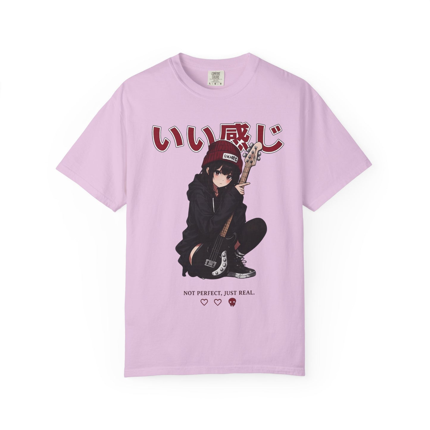 Cute Sad Anime Girl T-Shirt – Pastel Japanese Streetwear Tee