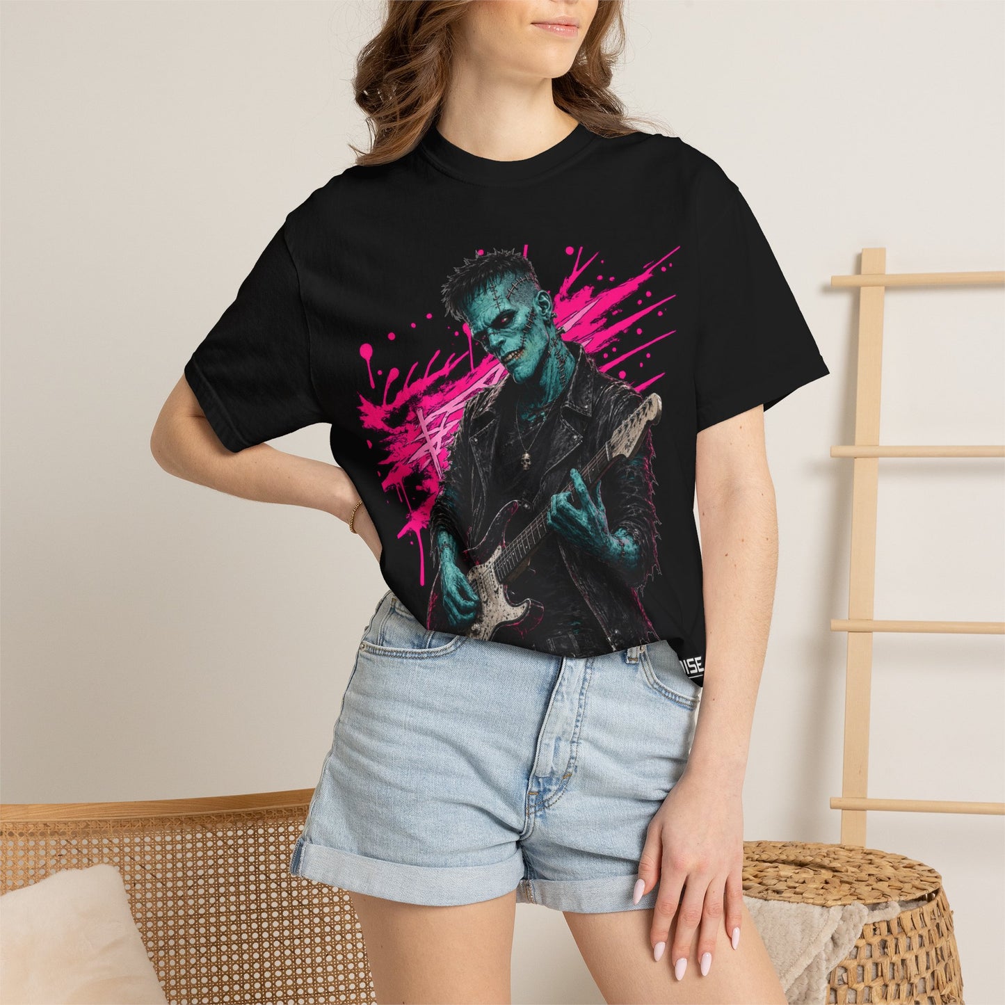Neon Guitar Anime T-Shirt