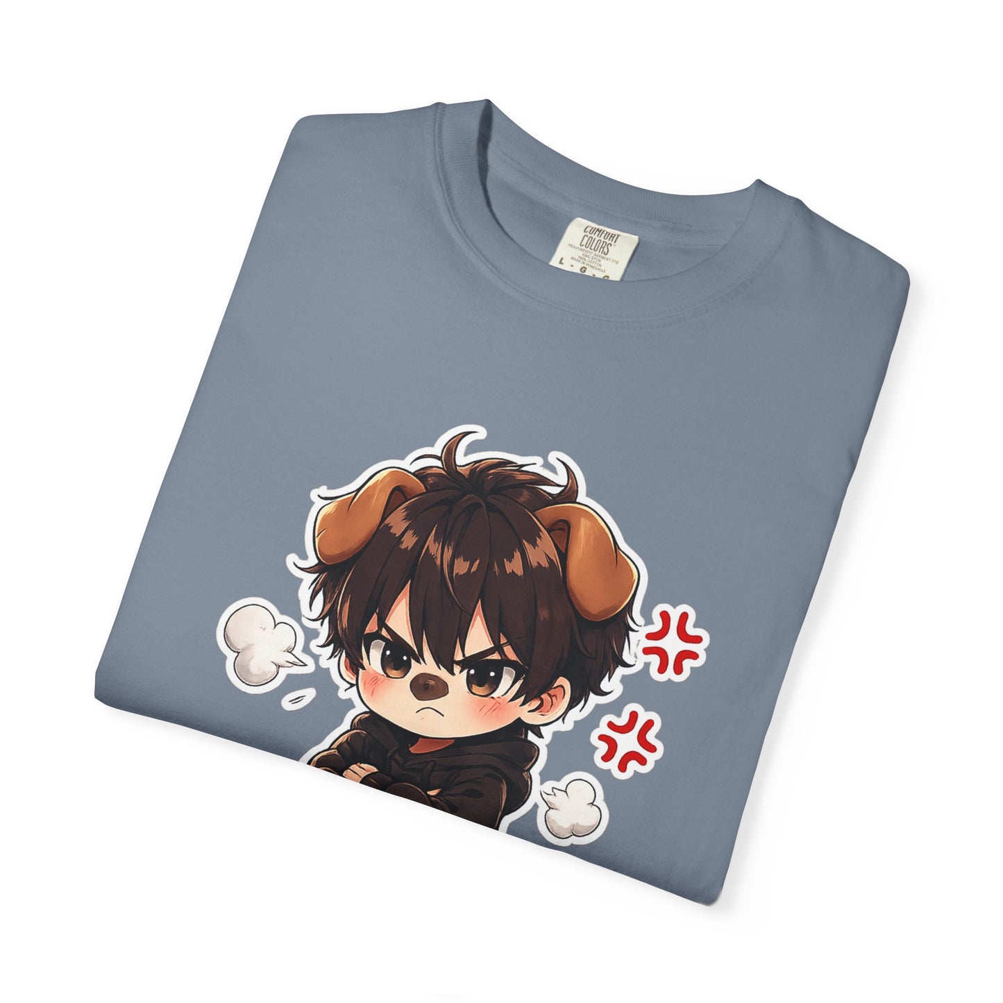 Angry Dogboy Cute Chibi T‑Shirt — Kawaii Anime Character Tee