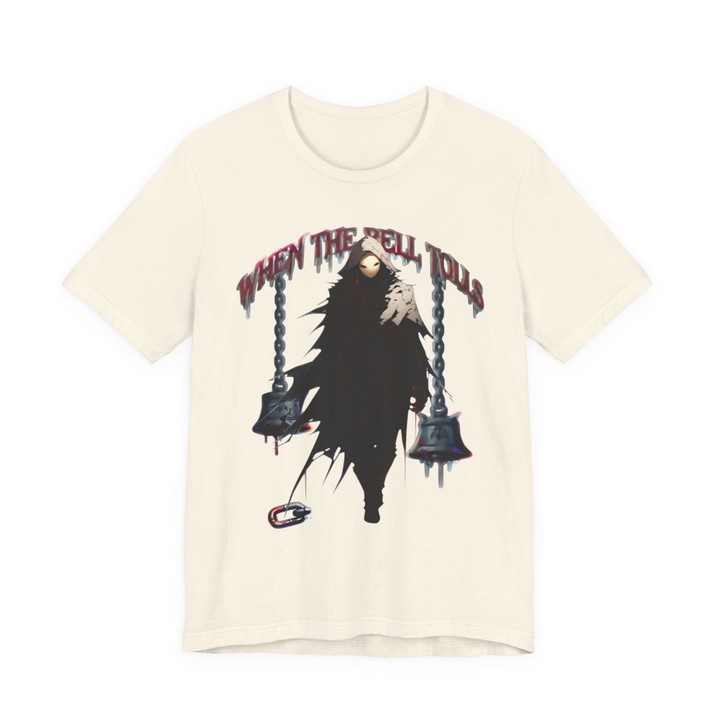 WHEN THE BELL TOLLS – Gothic Reaper Graphic T-Shirt