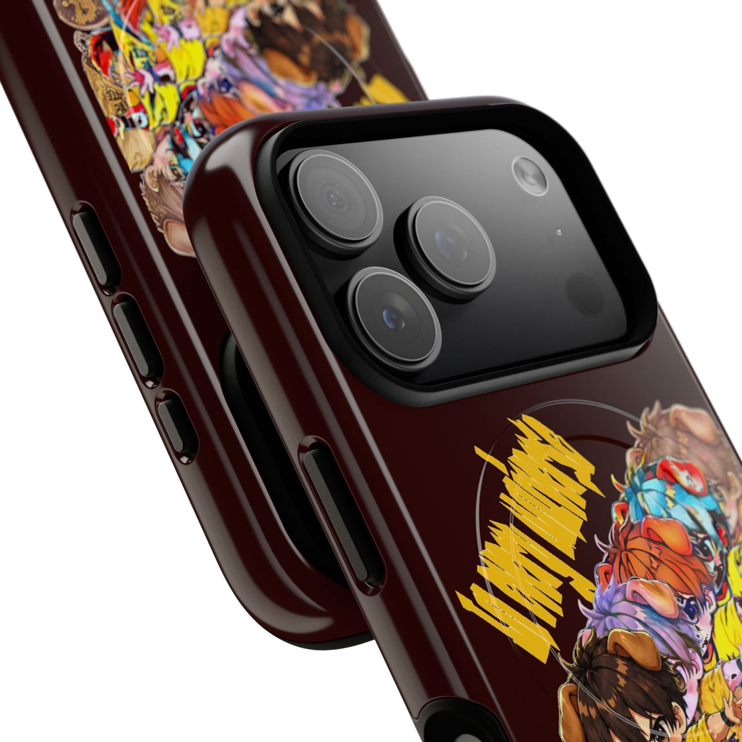 Skateboard Characters Magnetic Phone Case — Tough Magnetic iPhone Cover with Colorful Skate Art