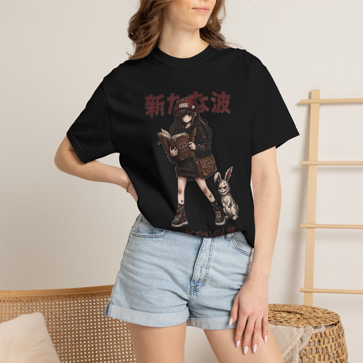 Anime Witch Girl "Don't Follow Me" T-Shirt