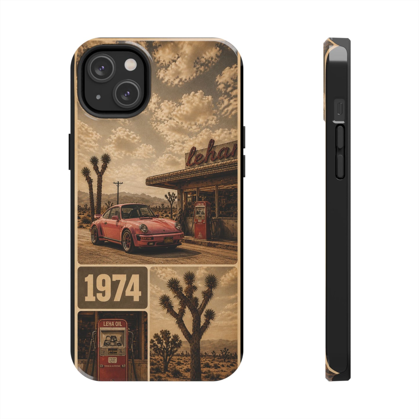 Vintage 1974 Desert Road Tough Phone Case