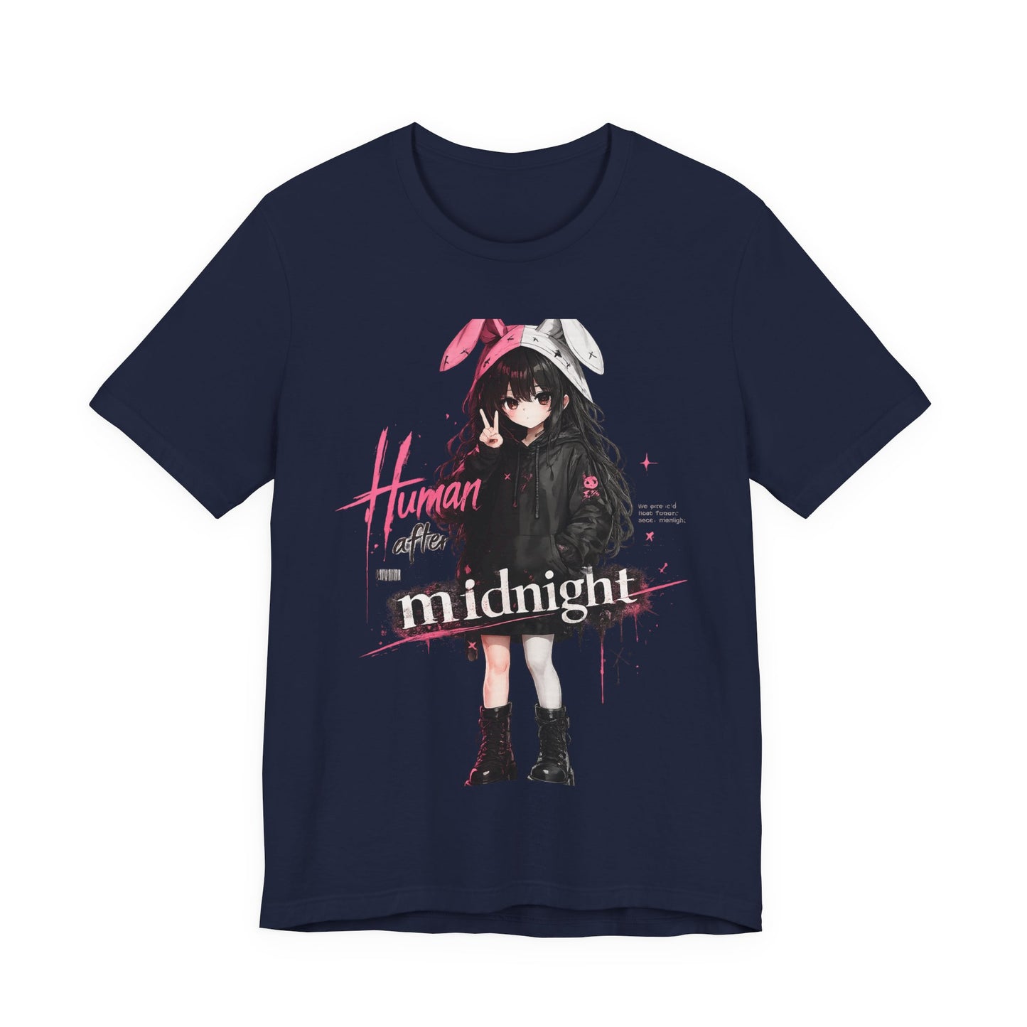 Midnight Bunny Anime Tee