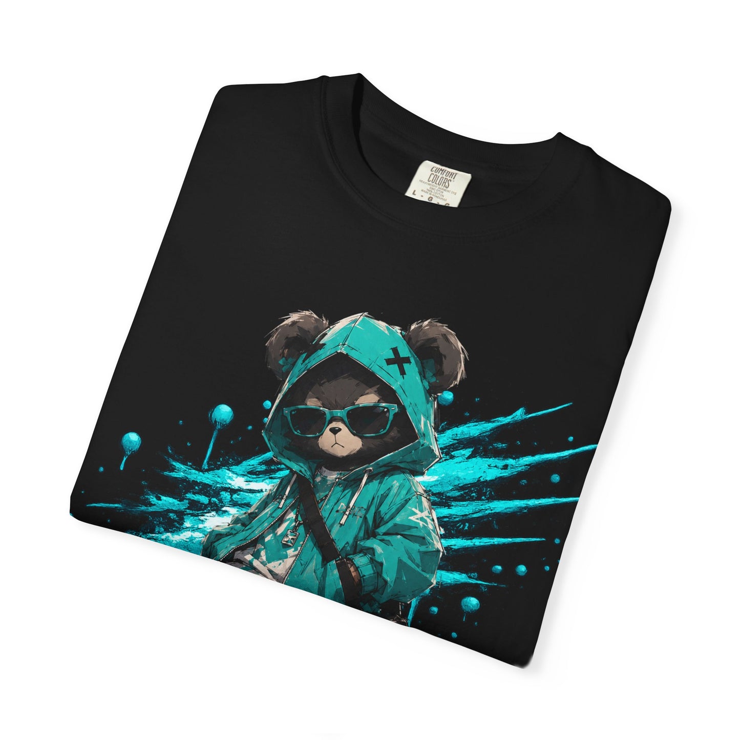 Neon Shadow Bear Tee