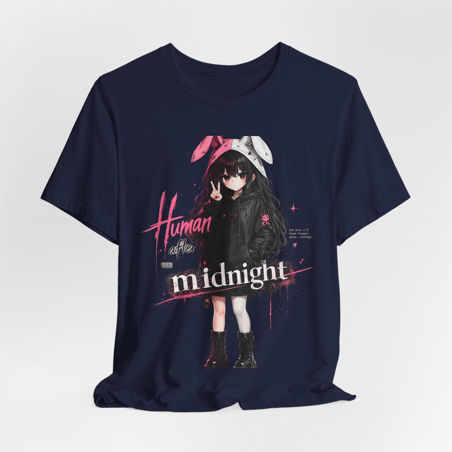 Midnight Bunny Anime Tee