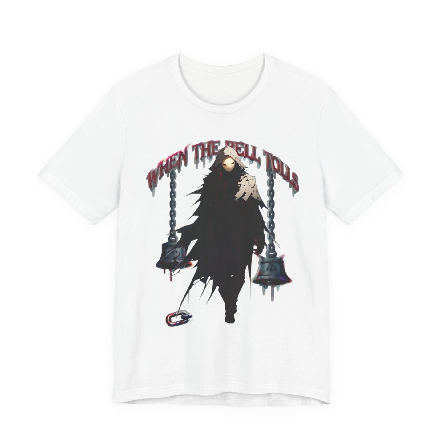 WHEN THE BELL TOLLS – Gothic Reaper Graphic T-Shirt