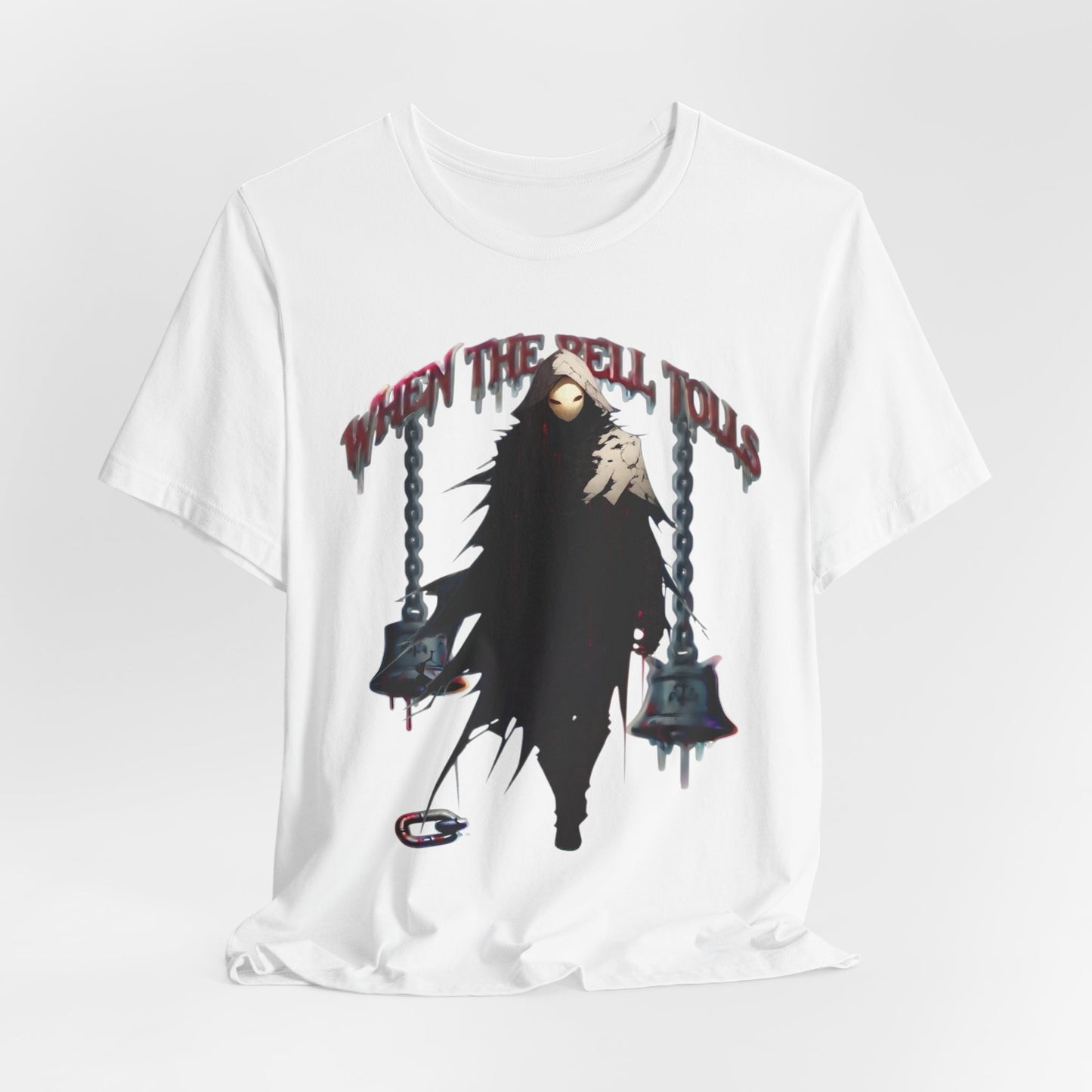 WHEN THE BELL TOLLS – Gothic Reaper Graphic T-Shirt