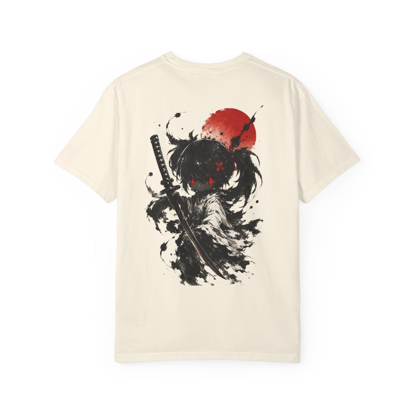 Ink Shadow Samurai Chibi Anime T-Shirt