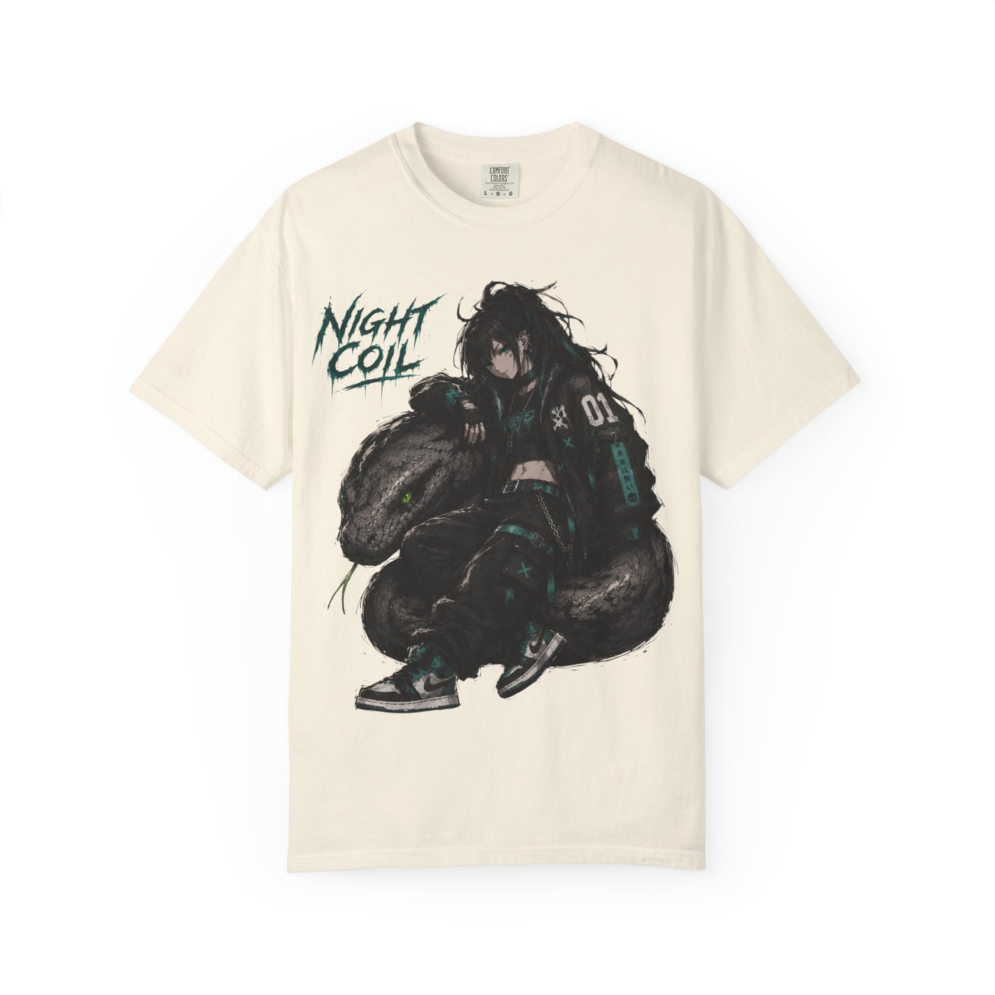 anime streetwear shirt cyber grunge clothing تيشيرت انمي